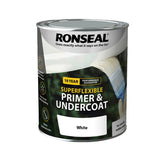 Ronseal White 10 Year Superflexible Wood Primer & Undercoat 750ml